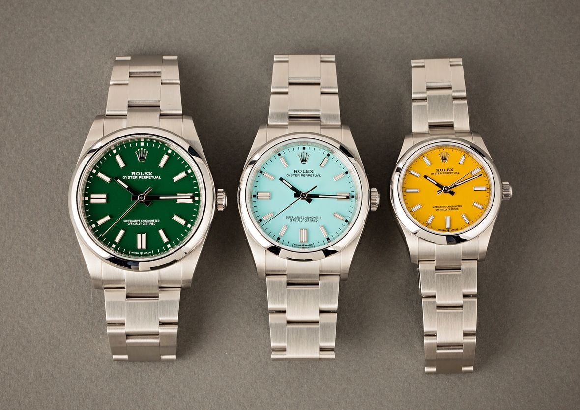 Rolex Oyster Perpetual (Colorful Dial Editions)